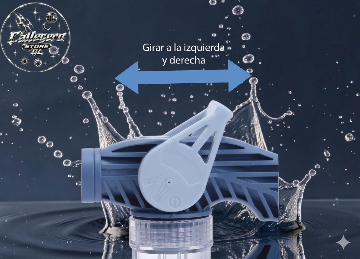 PISTOLA DE AGUA MULTIFUNCIÓN 8 EN 1 CON DISPENSADOR DE JABÓN